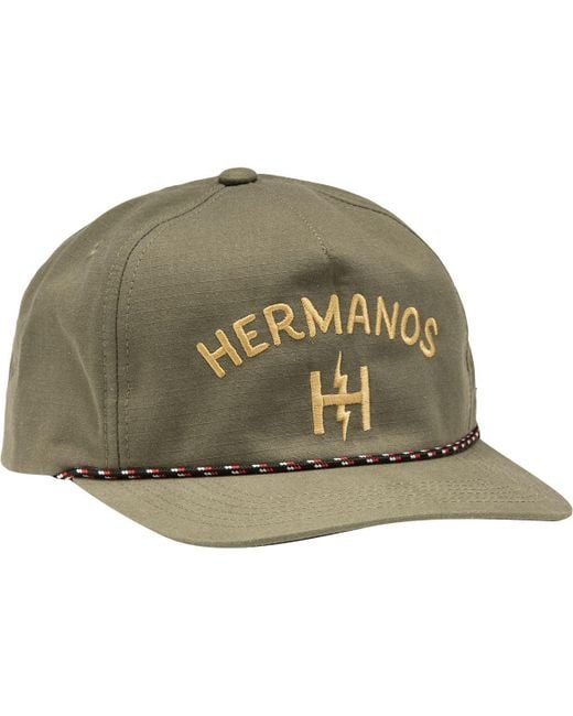 Howler Brothers Green Hermanos Snapback Hat for men