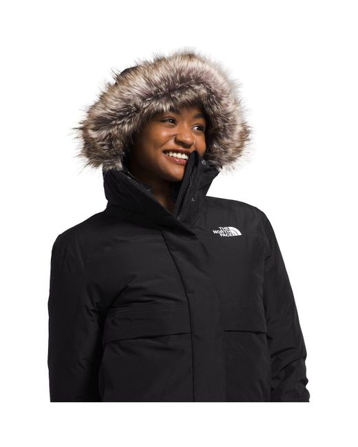 North face bomber jacket with fur hood Clearance
