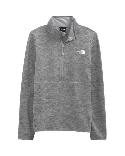 The North Face Gray Canyonlands 1/4-Zip Pullover