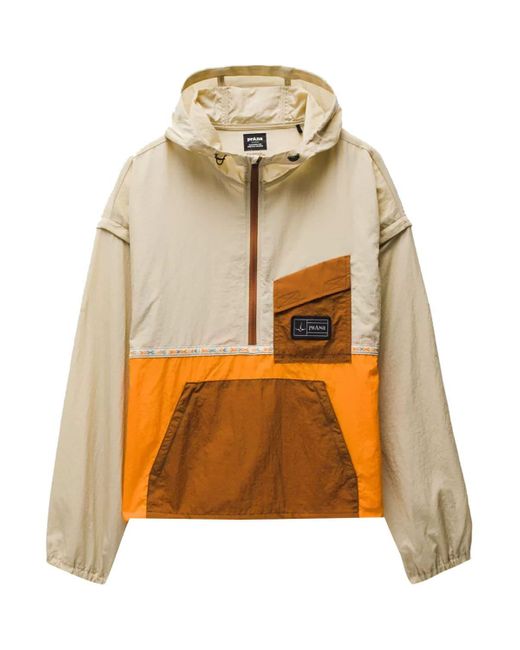 Prana Orange Connector Convertible Jacket