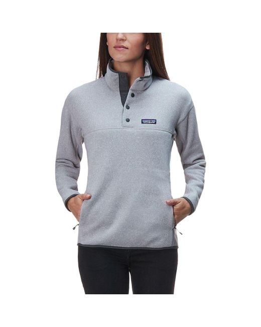 Patagonia Gray Lightweight Better Sweater Marsupial Pullover
