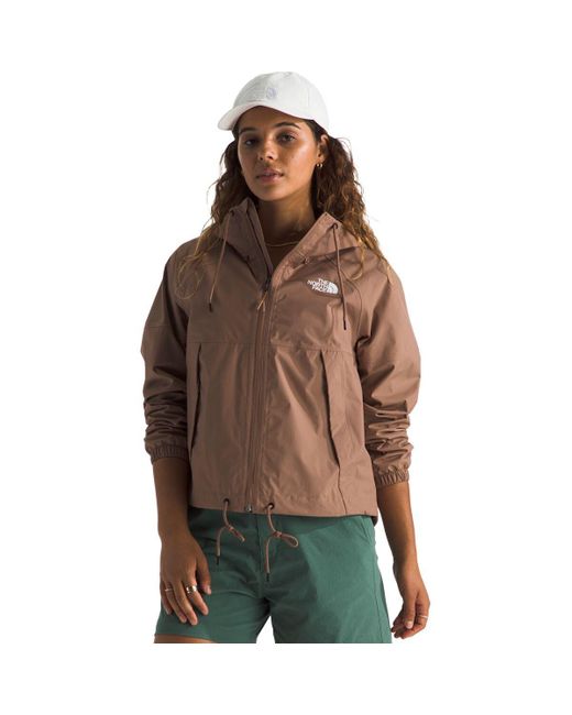 The North Face Brown Antora Rain Hooded Jacket