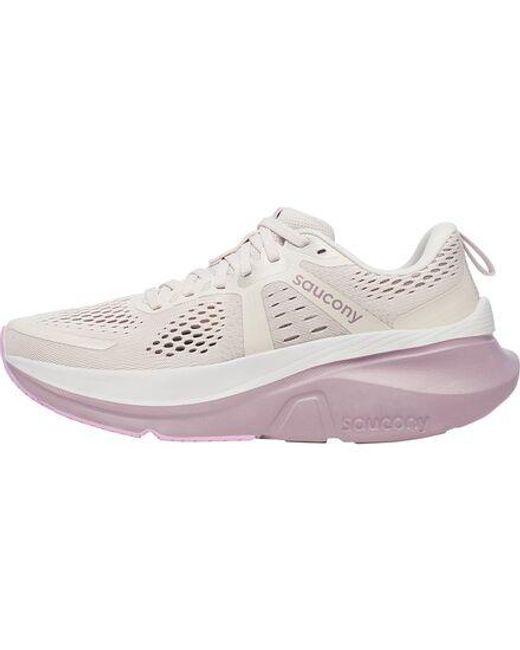 Saucony White Guide 18 Running Shoe