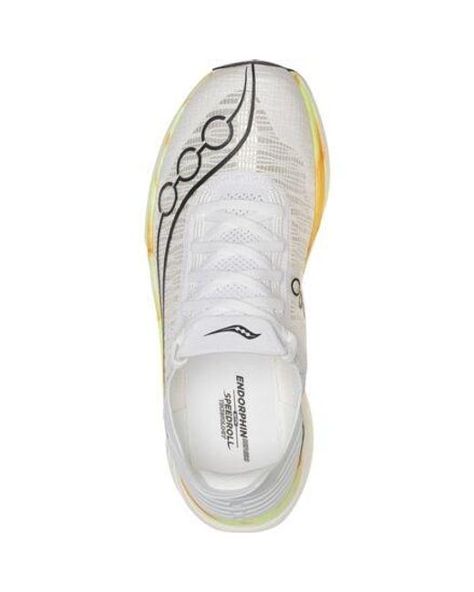 Saucony White Endorphin Elite 2 Running Shoe