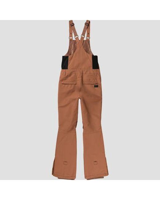 Roxy Brown Rideout Technical Snow Bib Pants