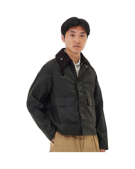 Barbour Black Spey Wax Jacket