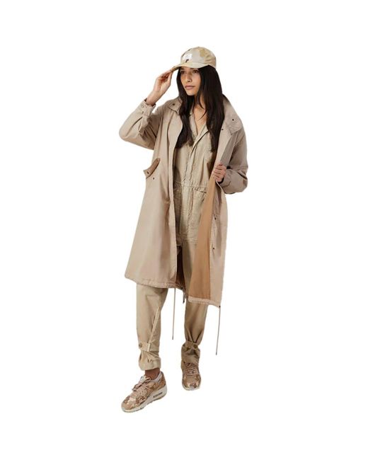 Alpha Industries M-65 Fishtail Parka in Natural | Lyst