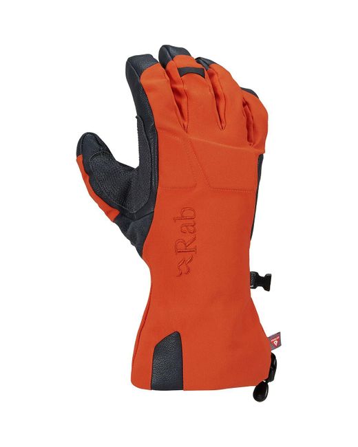 Rab Leather Pivot Gtx Glove in Red for Men Lyst