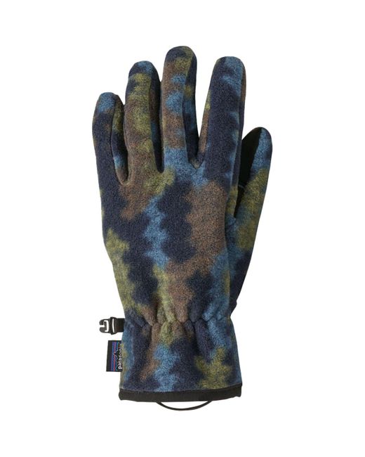 Patagonia Blue Synchilla Glove for men