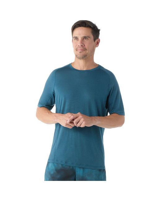 Smartwool Blue Merino Sport 120 Short-sleeve Shirt for men