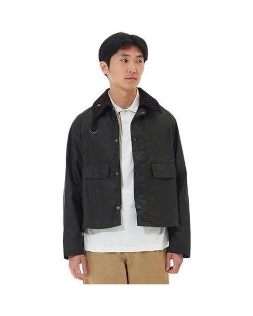 Barbour Black Spey Wax Jacket