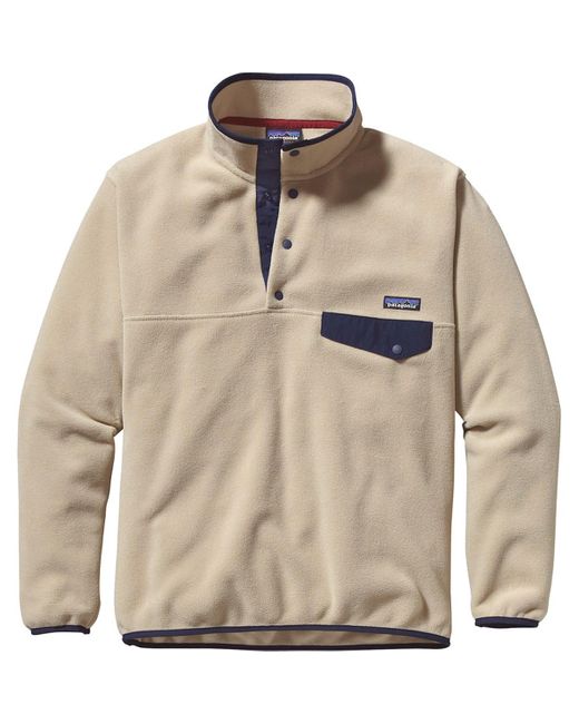 Patagonia Natural Synchilla Snap-T Fleece Pullover for men