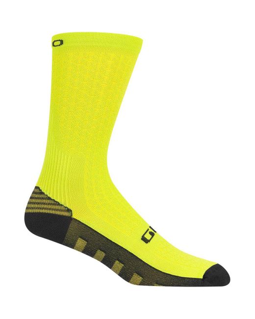Giro Yellow Hrc + Grip Sock Cascade