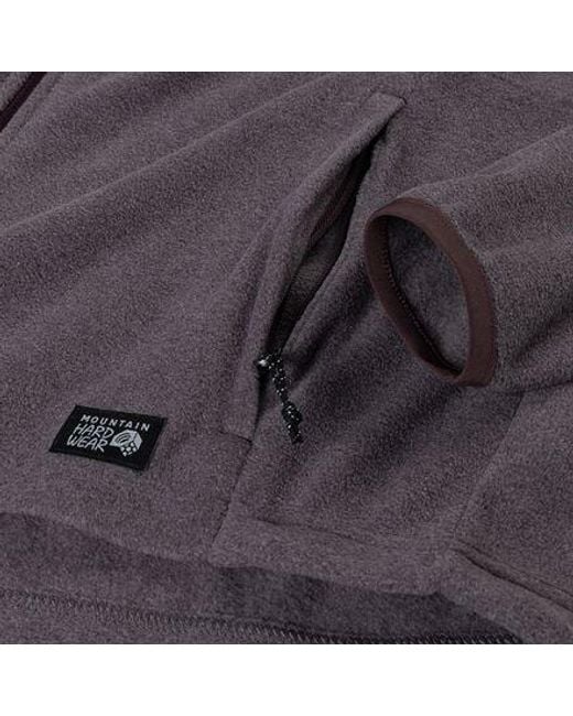 Mountain Hardwear Purple Oakoram Fleece Full-Zip Jacket