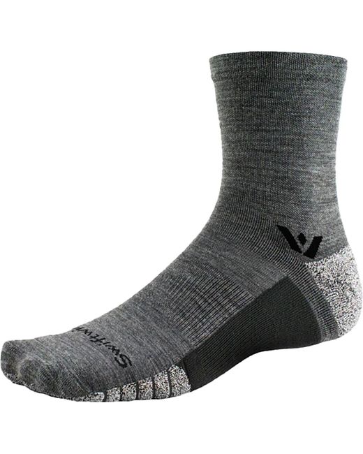 Swiftwick Gray Flite Xt Trail Mid-Crew Sock