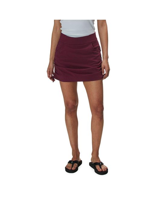 Columbia Red Anytime Casual Skort