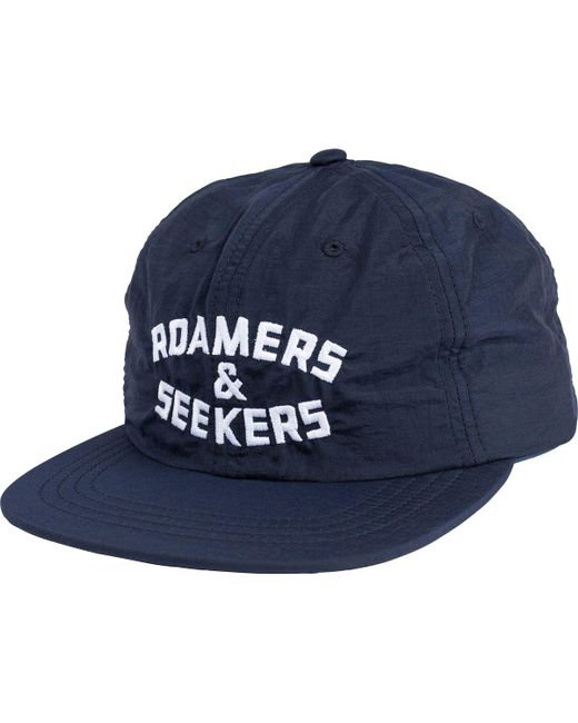 Poler Blue Roamers & Seekers Nylon Floppy Snapback Hat for men