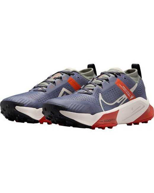 Nike Blue Zoomx Zegama Trail Running Shoe