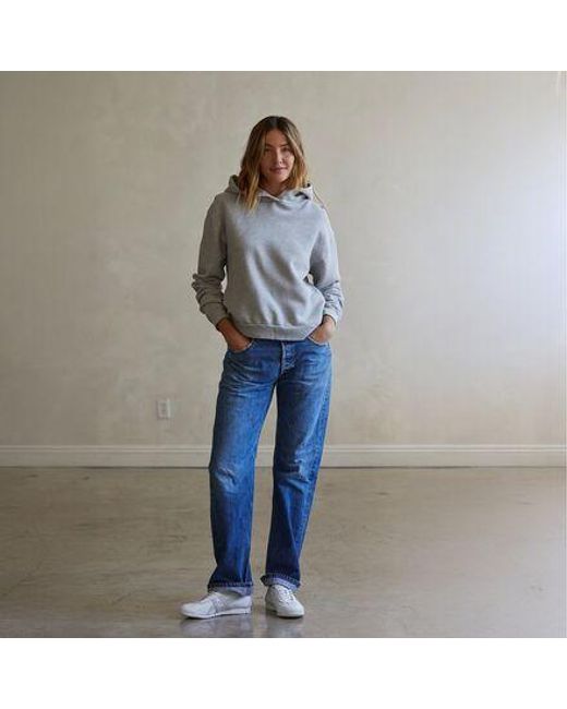 PERFECTWHITETEE Gray Heart Fleece Pullover Hoodie