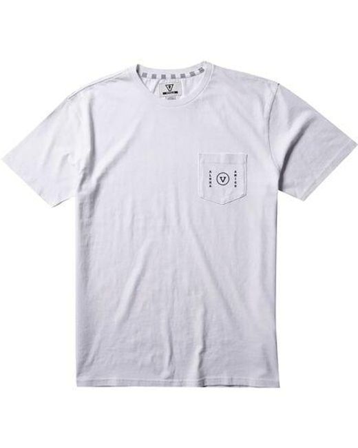 Vissla White Parrodise Short-Sleeve Pocket T-Shirt for men