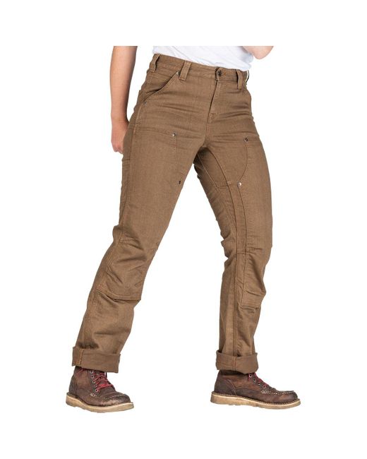 Dovetail Workwear Brown Old School High Rise Pant