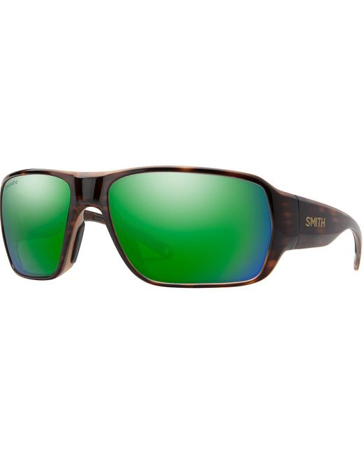 Smith Green Castaway Chromapop Glass Polarized Sunglasses Tortoise/ Mirror Polarized