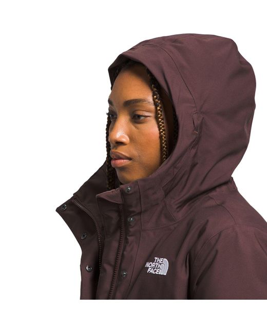 The North Face Arctic Down Parka in Brown | Lyst
