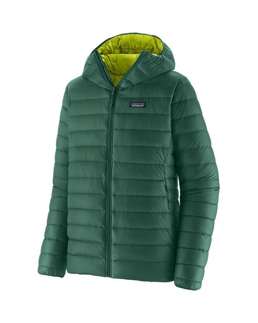 Patagonia Green Down Sweater Hooded Jacket