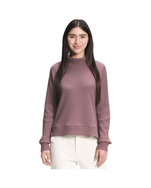 The North Face Purple Mock Neck Chabot Top