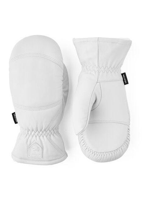 Hestra White Leather Box Mitten