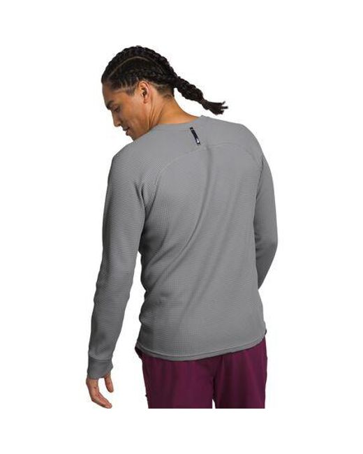 The North Face Gray Skyview Thermal Long-Sleeve Henley for men