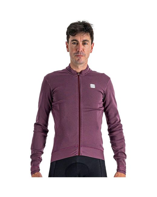 Sportful Purple Monocrom Thermal Jersey for men