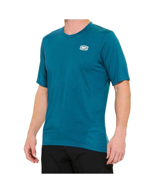 100% Blue Airmatic Short-Sleeve Jersey