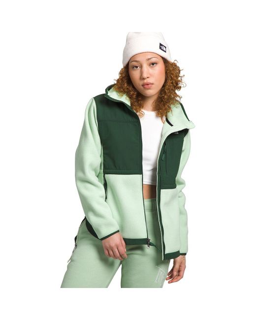 The North Face Green Denali 2 Hooded Fleece Jacket