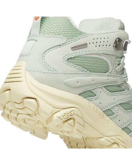 Merrell Blue Moab 3 Mid Waterproof Hiking Boot