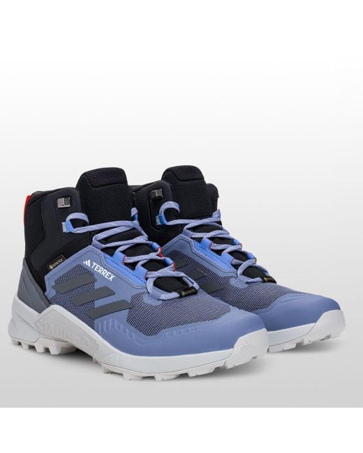 adidas Originals Terrex Swift R2 Mid Gtx Hiking Shoe in Blue for Men | Lyst
