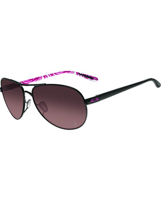 Oakley Black Feedback Breast Cancer Awareness Sunglasses