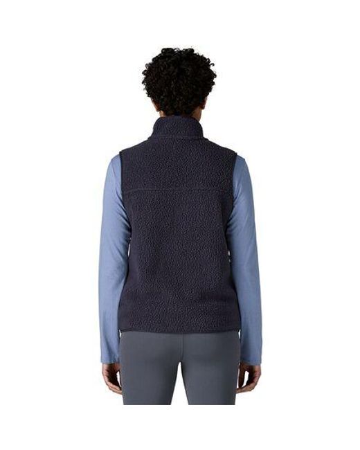 Patagonia Blue Retro Pile Vest
