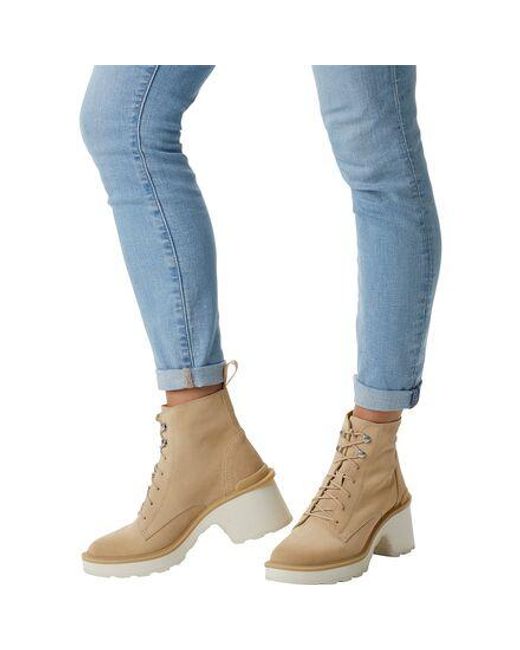 Sorel Natural Hi-Line Heel Lace Boot