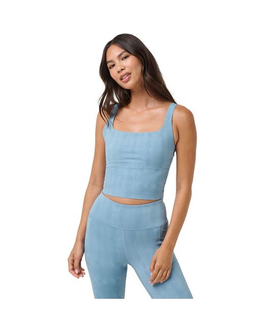 Travis Mathew Blue Moveknit Resilience Tank