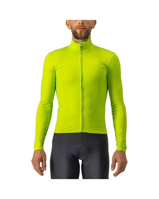 Castelli Yellow Pro Thermal Mid Long-Sleeve Jersey