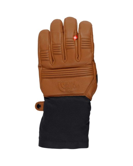 The North Face Brown Summit Patrol Gtx Glove Leather
