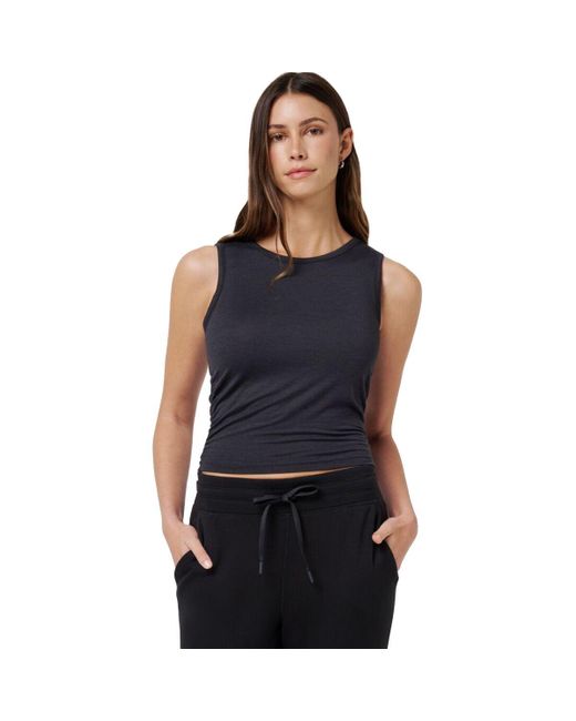 Travis Mathew Black Skyline Jersey Tank Top