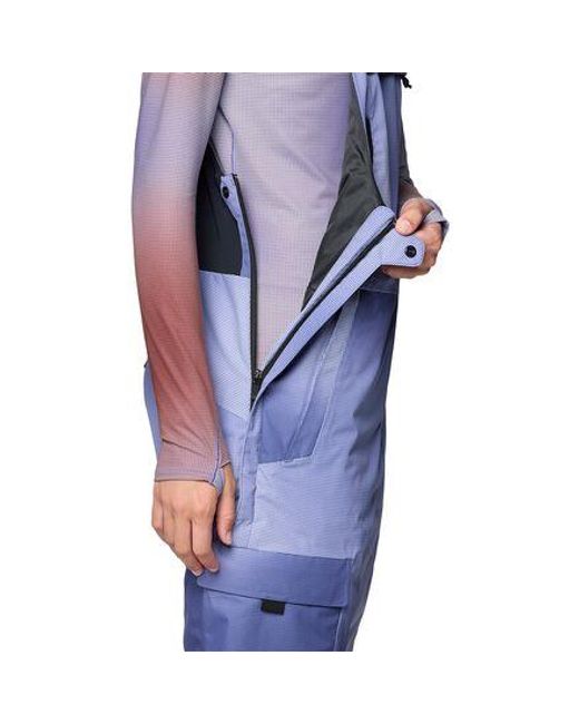 Mountain Hardwear Blue Firefall Bib Pant