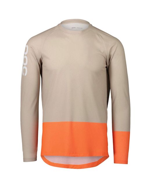Poc Mtb Pure Long-sleeve Jersey in Gray for Men | Lyst