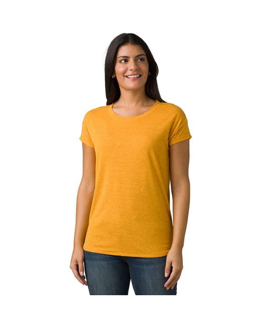 Prana Orange Cozy Up T-Shirt