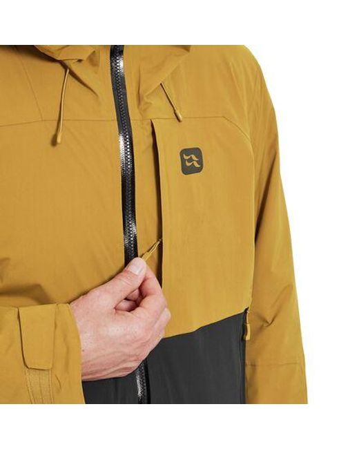 Rab Yellow Waterproof Insulated Ski Jacket