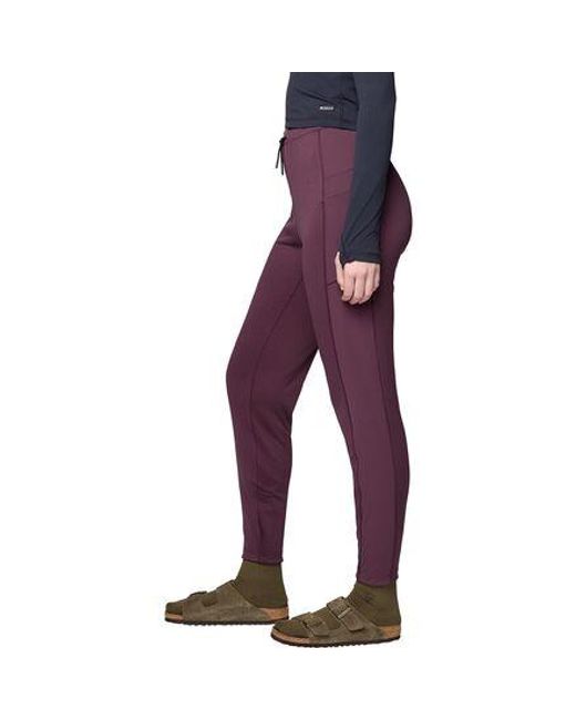 Mountain Hardwear Purple Up First Tech Fleece Pant