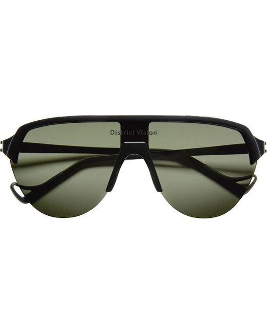 District Vision Green Nagata Speed Blade Sunglasses