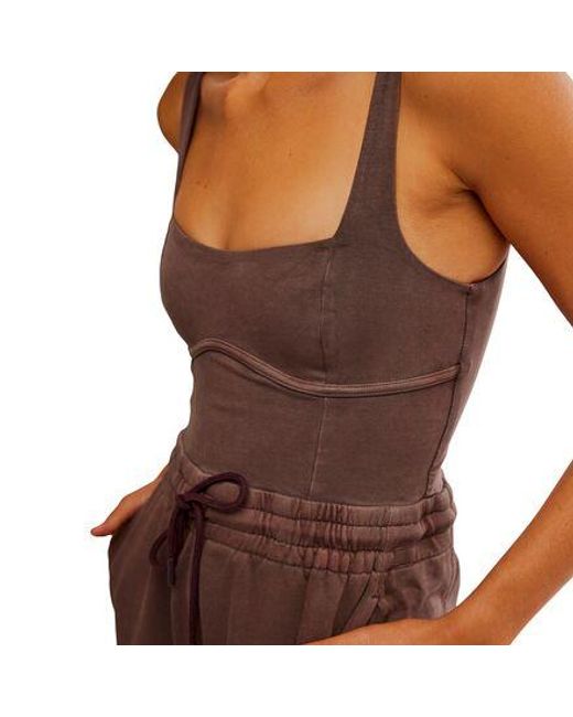 Fp Movement Red Inbound Onesie Jumpsuit
